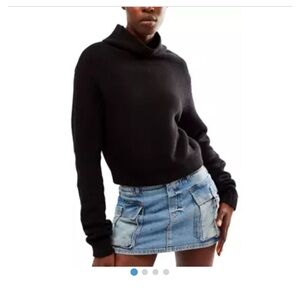 Free People Ottoman Mock Neck Pullover
